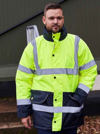 Warrior Hi-Vis Contrast Traffic Jacket