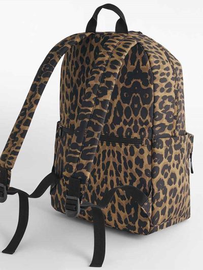 BagBase Leopard Print Backpack