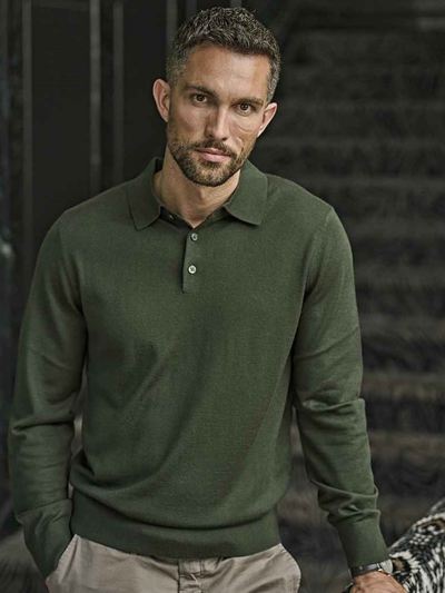 Tee Jays Knitted Polo Shirt