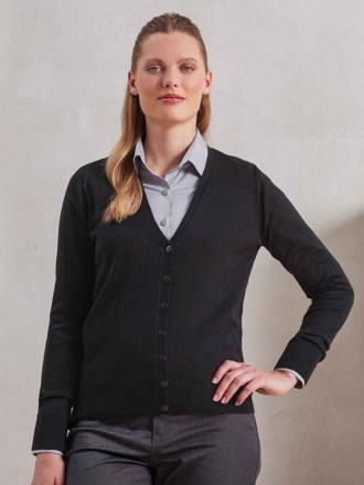 Premier Ladies Essential Acrylic V Neck Cardigan