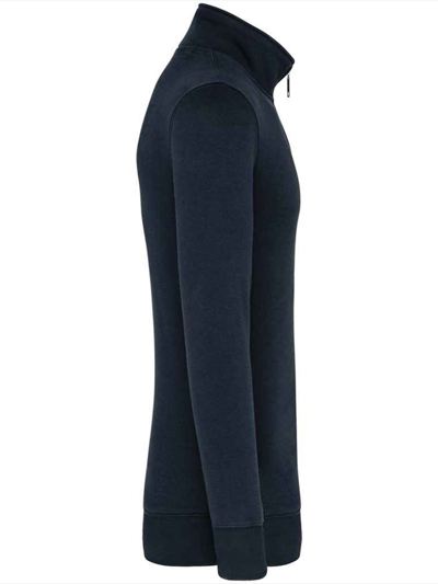 Kariban Zip Neck Sweatshirt