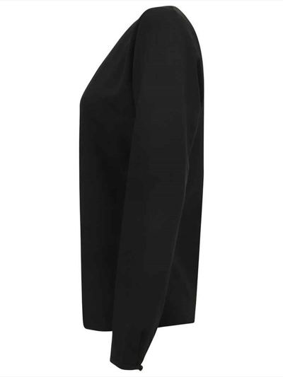 Henbury Ladies Pleat Front Long Sleeve Blouse