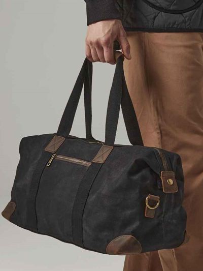 Quadra Heritage Waxed Canvas Holdall