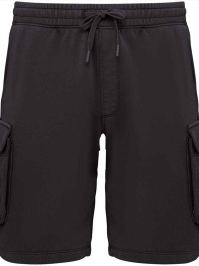 Native Spirit French Terry Washed Effect Cargo Shorts