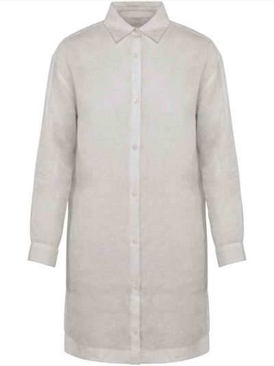 Spasso Ladies Linen Dress Shirt