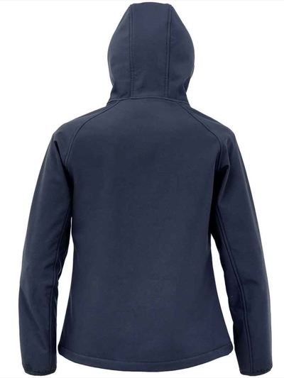 Result Recycled Ladies Three Layer Printable Hooded Soft Shell Jacket