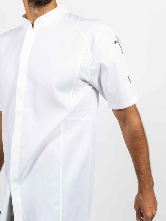 Le Chef Staycool® Tencel™/Polyester Short Sleeve Jacket