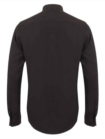 Henbury Mandarin Roll Sleeve Anti-Bac Wicking Shirt
