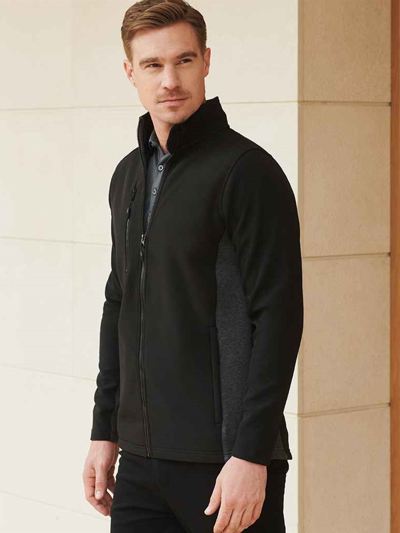 Henbury Unisex Contrast Soft Shell Jacket