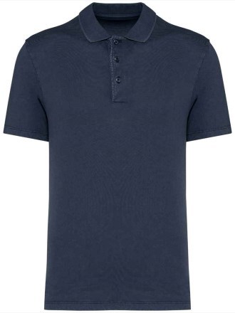 Native Spirit Washed Jersey Polo Shirt