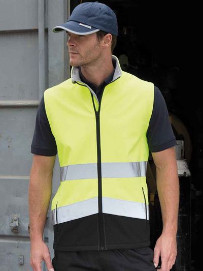 Result Safe-Guard Printable Safety Soft Shell Gilet
