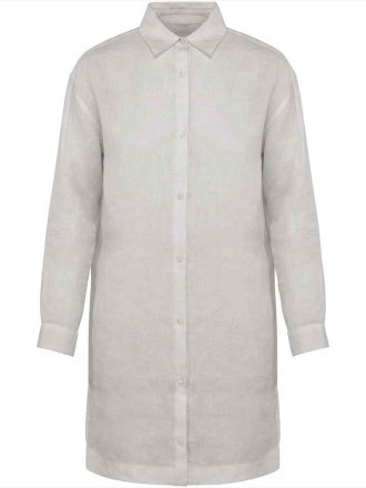 Spasso Ladies Linen Dress Shirt