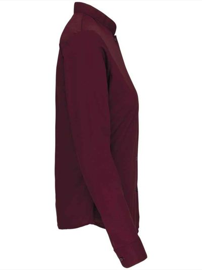 Kariban Ladies Long Sleeve Mandarin Collar Shirt