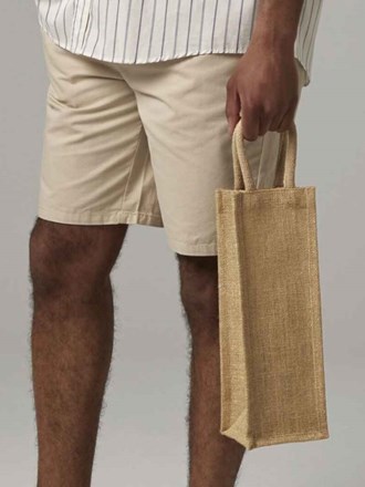 Westford Mill Shimmer Jute Bottle Bag