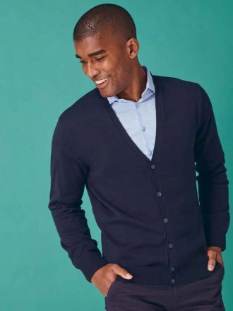 Mens V Button Cardigan