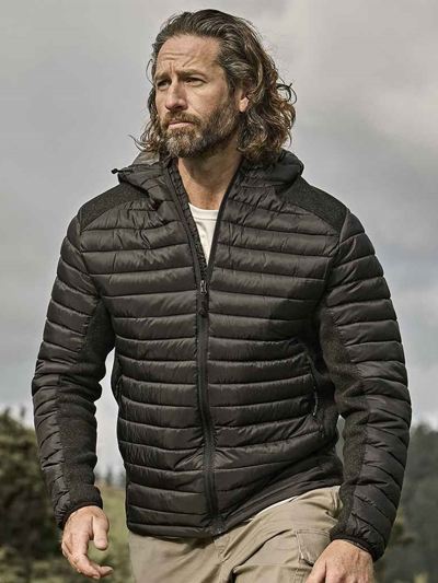 Tee Jays Crossover Hooded Padded Outdoor Jacket