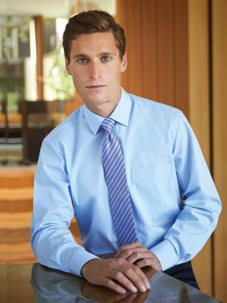 Brook Taverner Rapino Long Sleeve Poplin Shirt