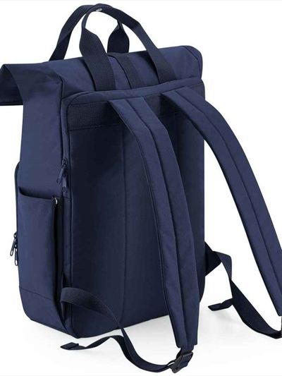 Recycled Twin Handle Roll-Top Laptop Backpack