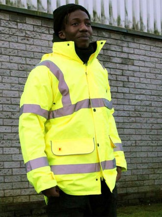 Warrior Hi-Vis Traffic Jacket