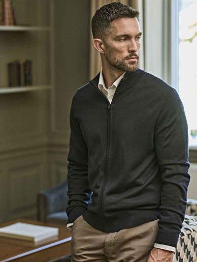 Tee Jays Knitted Full Zip Sweater