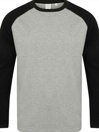 Mens Long Sleeve Baseball T