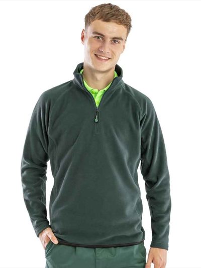 Result Recycled Zip Neck Micro Fleece