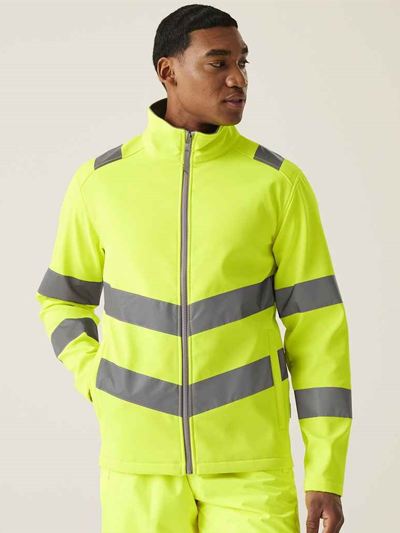 Regatta High Visibility Pro Contract Ablaze Soft Shell Jacket