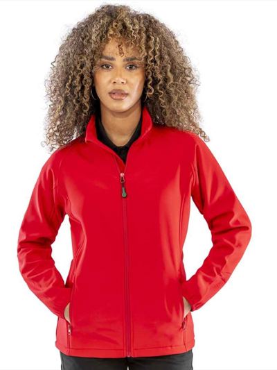 Result Recycled Ladies Printable Soft Shell Jacket