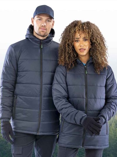 Result Recycled Hooded Padded Parka Jacket
