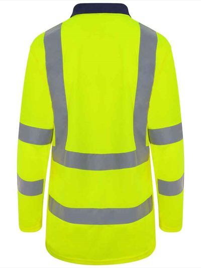 Pro RTX High Visibility Long Sleeve Polo Shirt