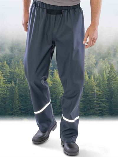 Result Recycled Prism PU Waterproof Trousers