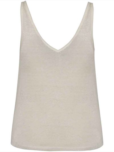 Spasso Ladies Linen Tank Top