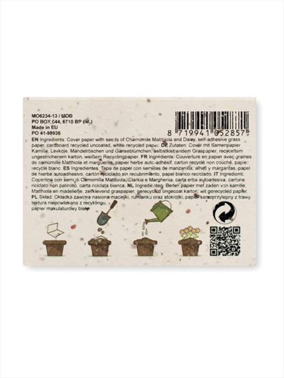Memo Pad Growing Paper