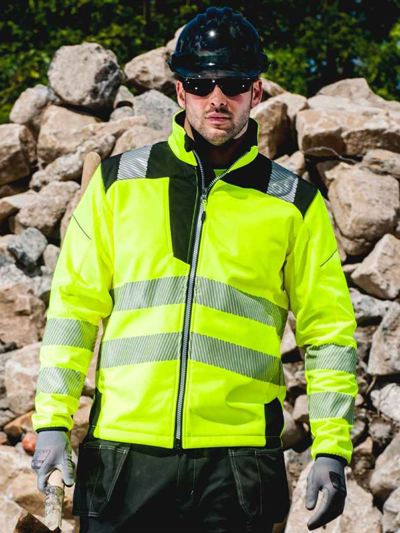 Portwest PW3 Hi-Vis Soft Shell Jacket