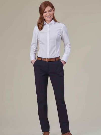Brook Taverner Ladies Liberty Slim Leg Chino Trousers