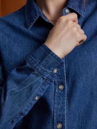 NEOBLU Ladies Bennett Denim Shirt