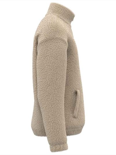 Spasso Unisex Sherpa Drop Shoulder 1/4 Zip Sweat