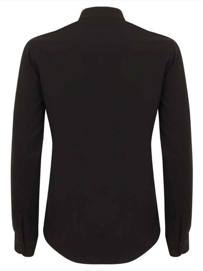 Henbury Ladies Mandarin Roll Sleeve Anti-Bac Wicking Shirt