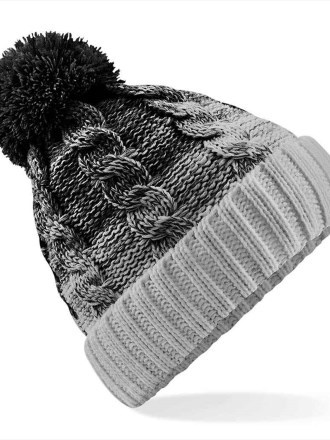 Beechfield Ombré Pom Pom Beanie