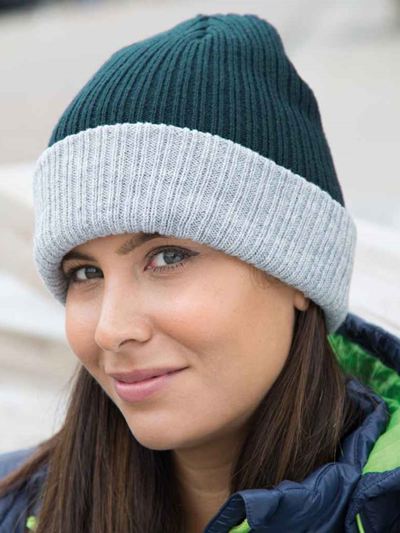 Result Double Layer Knitted Hat