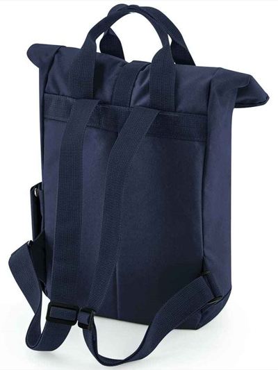 SMALL - Recycled Mini Twin Handle Roll-Top Backpack