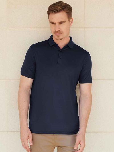 Henbury Slim Fit Stretch Microfine Piqué Polo Shirt