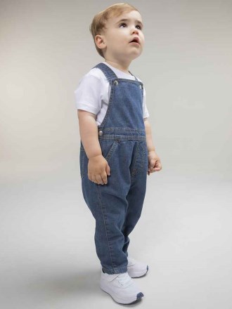 Larkwood Kids Denim Dungarees