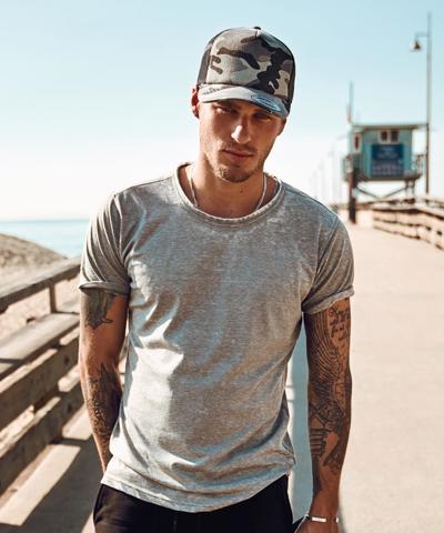 Camo trucker cap