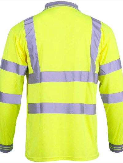 Warrior Hi-Vis Long Sleeve Polo Shirt