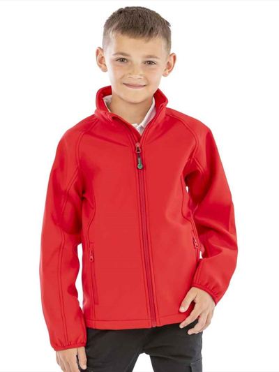 Result Recycled Kids Two Layer Printable Soft Shell Jacket