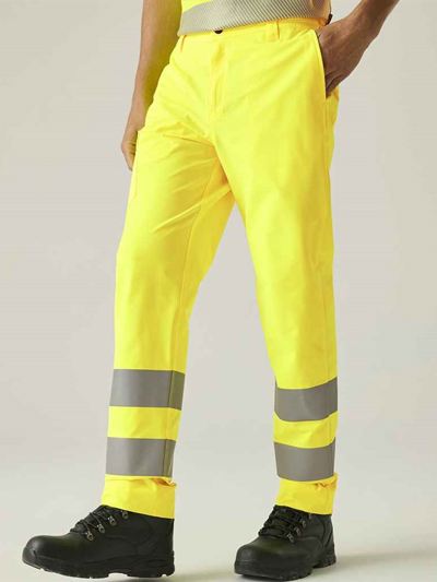 Regatta High Visibility Pro Contract Stretch Action Trousers