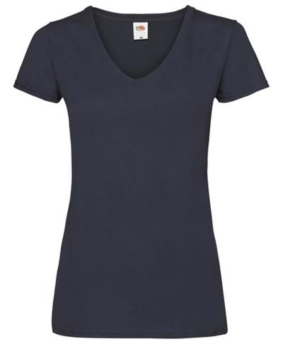 Lady Fit Valueweight V Neck T Shirt