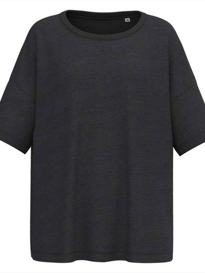 Spasso Ladies Oversized Slub T-Shirt
