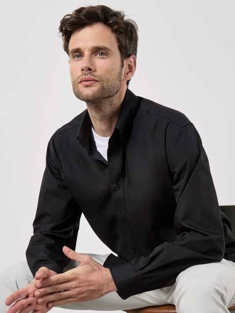 Kustom Kit Long Sleeve Classic Fit Workforce Shirt